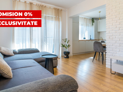 Apartament cu 3 Camere |  Bloc Tip Vila |  Cartier Gruia | Semicentral