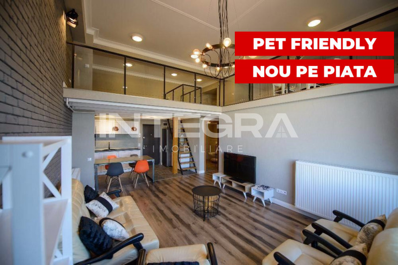 Pet Friendly! Apartament De Lux Pe Doua Nivele Situat In Centrul Orasului