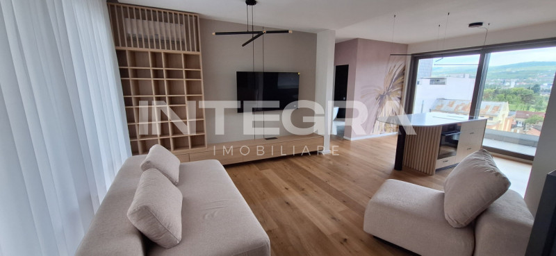 De Inchiriat Penthouse De Lux | Zona Central | Parcare Subterana | 54 mp Terasa 
