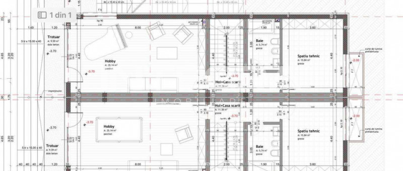 Casa Finisata | 193Mp  cu  Terasa Panoramica 65Mp | Parcare | Cart. Tineretului