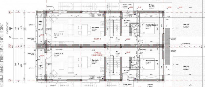 Casa Finisata | 193Mp  cu  Terasa Panoramica 65Mp | Parcare | Cart. Tineretului