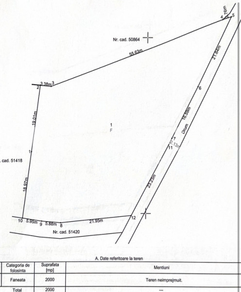 Teren Cu FANTANA si CURENT | PUZ si Certificat Urbanism | Marisel